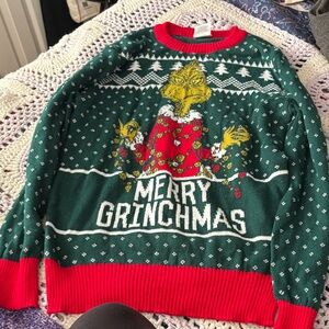 Festive Grinchmas Crewneck Sweater